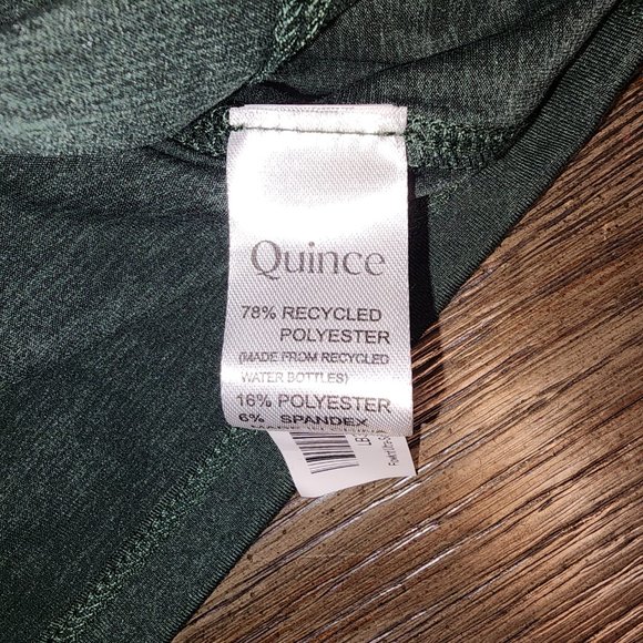 Quince Men’s Flowknit Ultra-Soft Performance Long Sleeve Polo NWT Green Med - Picture 5 of 7